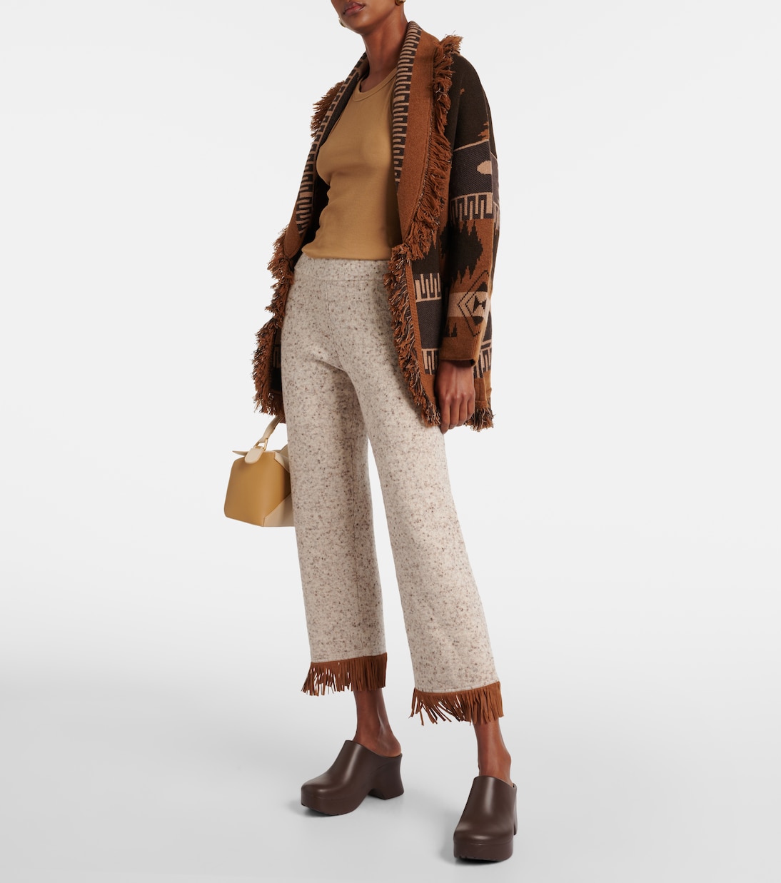 Icon Jacquard cashmere cardigan | Alanui