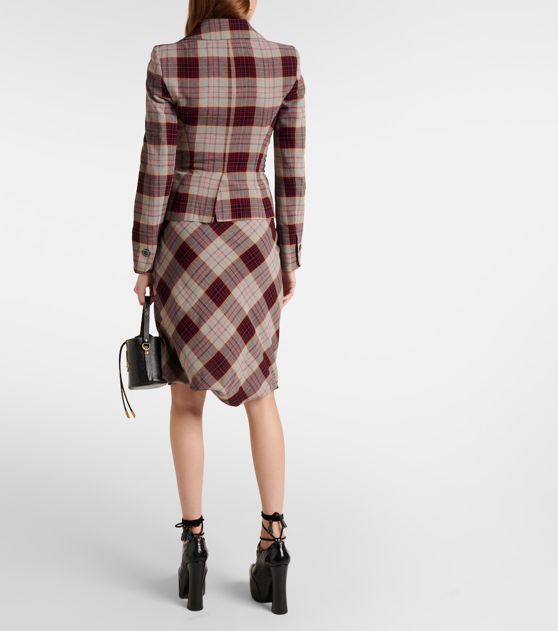 Drunken Tailored checked wool blazer  | Vivienne Westwood