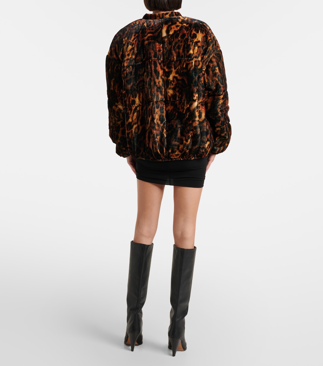Delima leopard-print bomber jacket | Isabel Marant