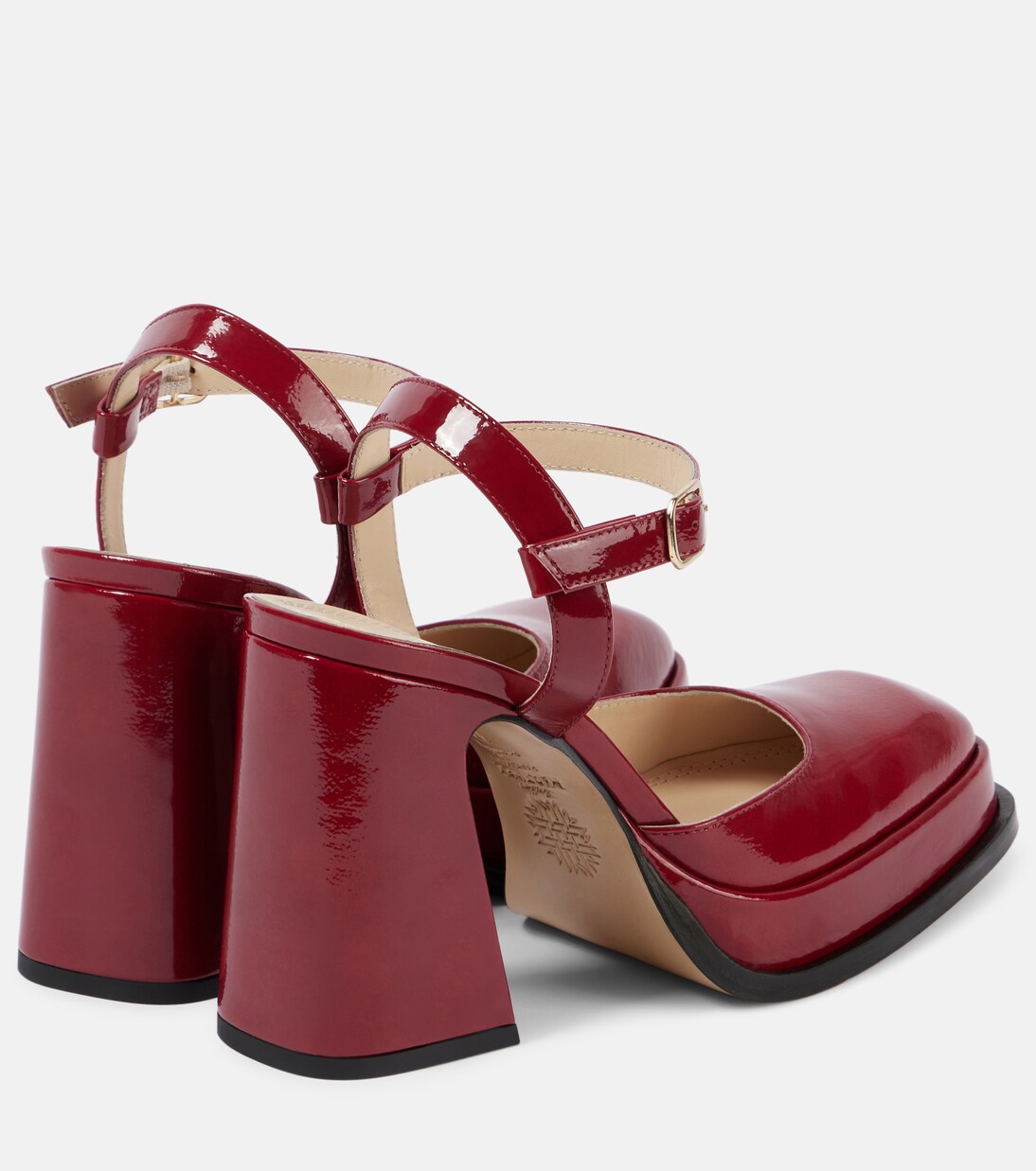 Malasana leather platform pumps | Souliers Martinez