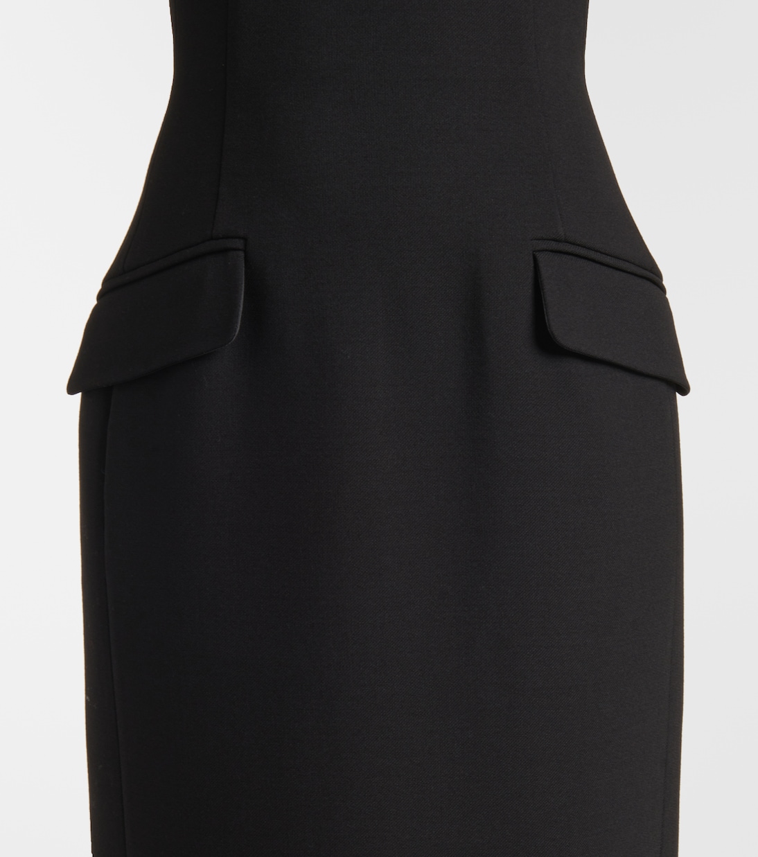 Vestido bustier de gabardina | Sportmax