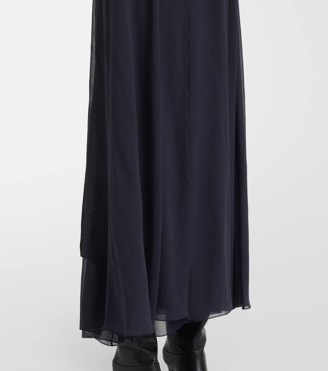 Vestido Largo de Seda Georgette de Chloé para Jóvenes Modernos