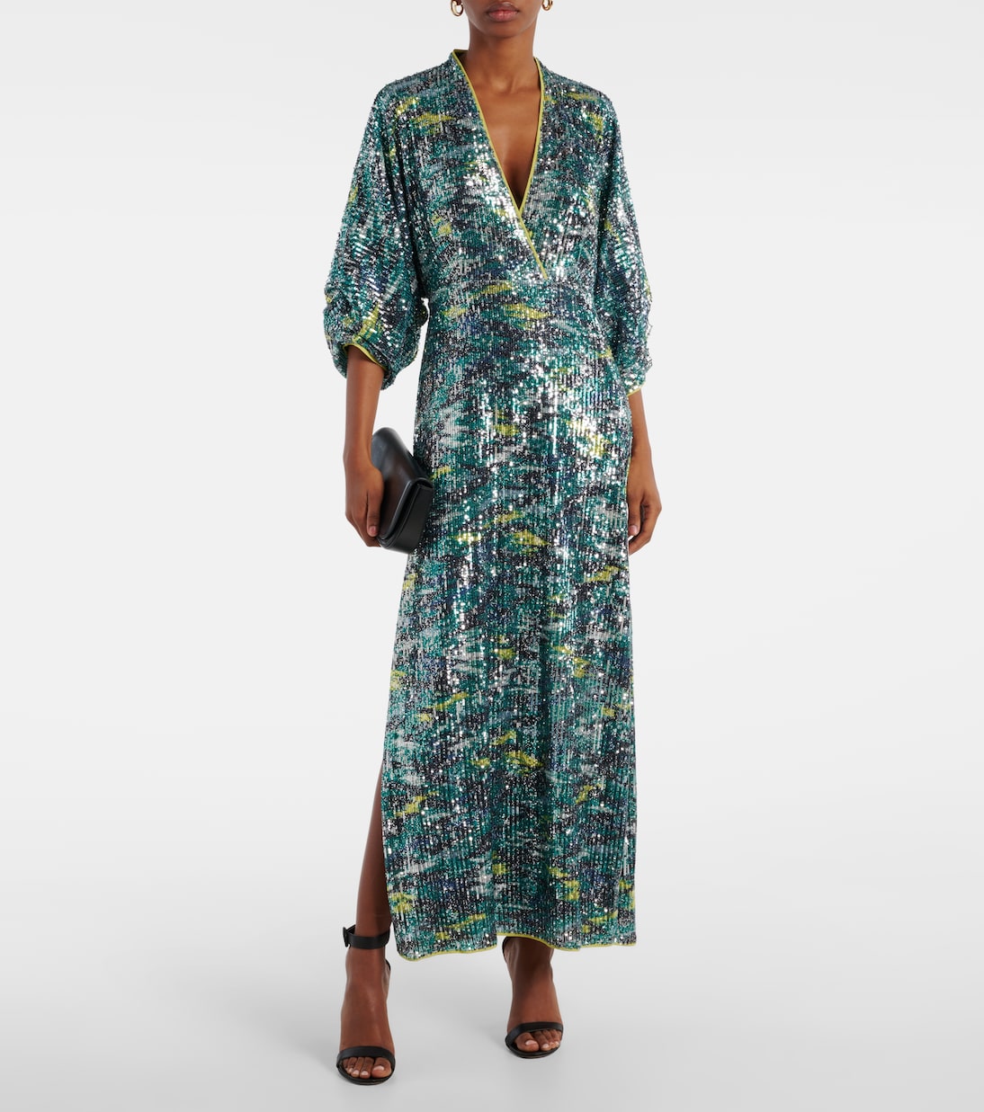 Abito lungo Jessel con stampa | Diane von Furstenberg