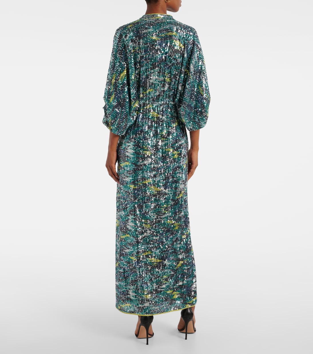 Abito lungo Jessel con stampa | Diane von Furstenberg