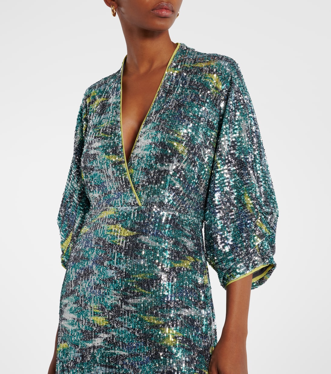 Abito lungo Jessel con stampa | Diane von Furstenberg