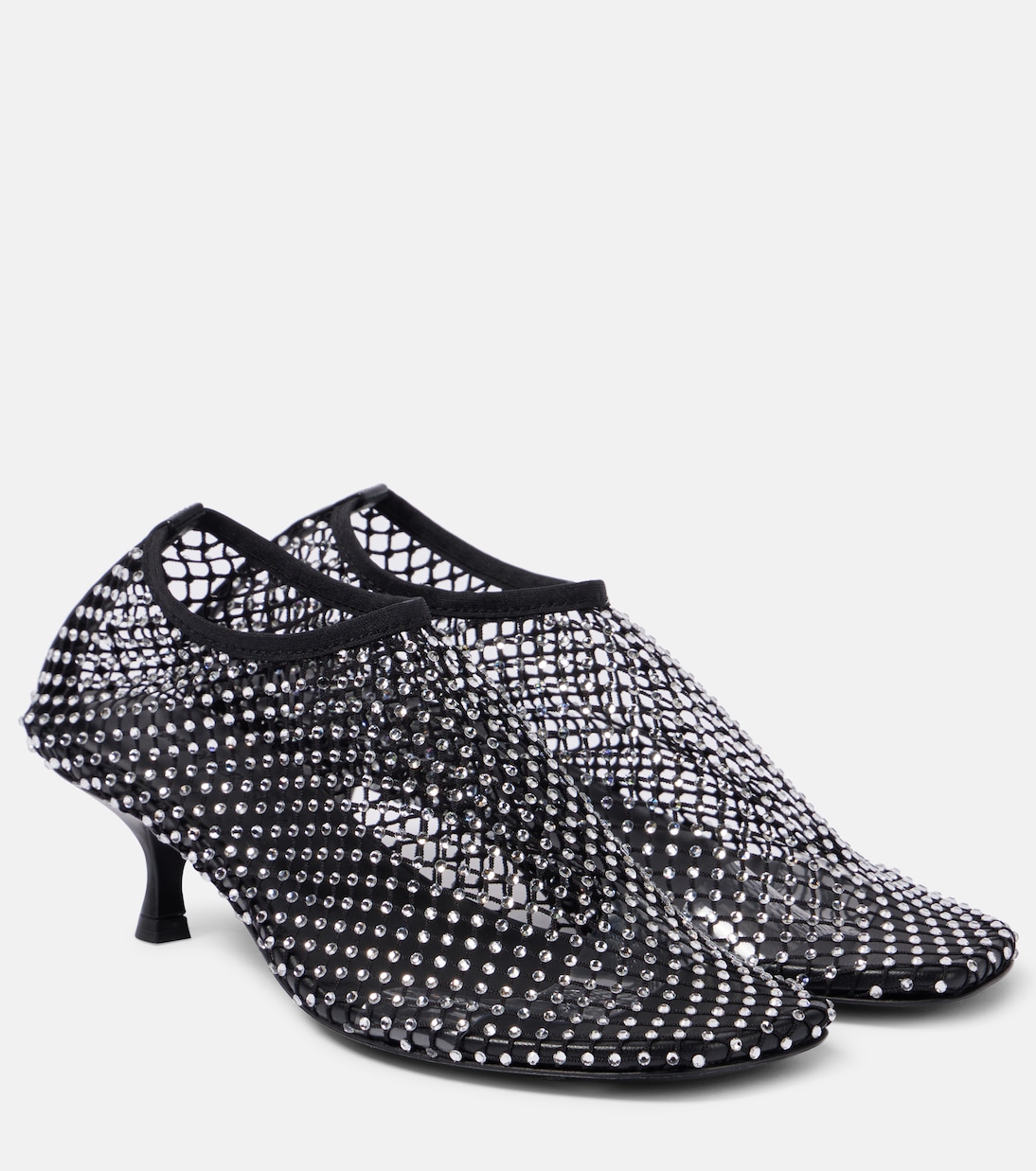 Pumps Minette a rete con cristalli | Christopher Esber