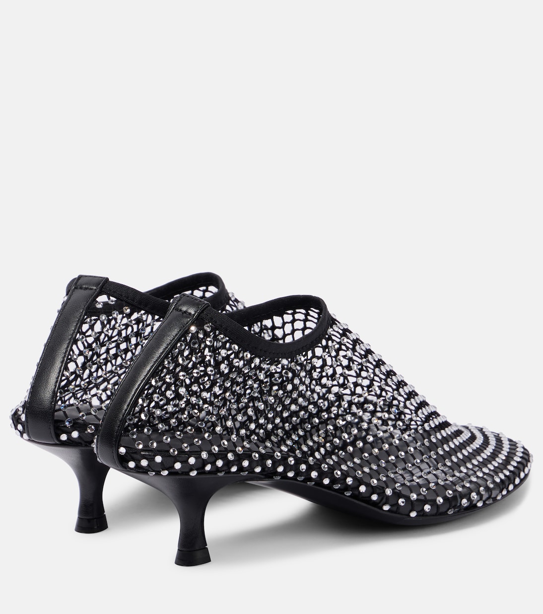 Pumps Minette a rete con cristalli | Christopher Esber