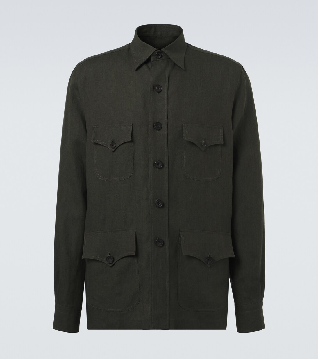 Safari linen jacket | Rubinacci