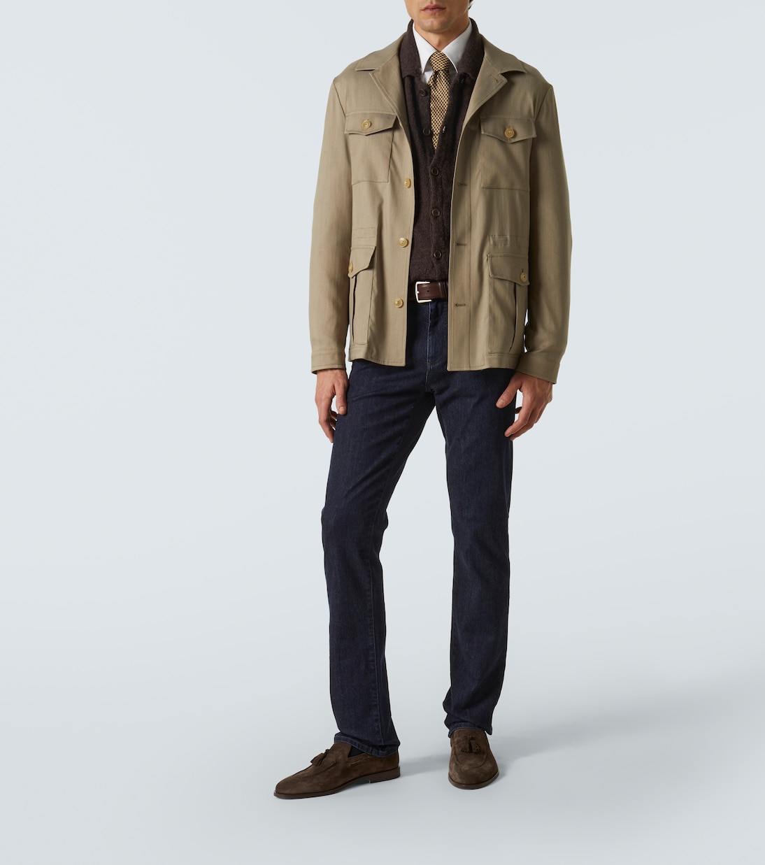 Belted jacket | Canali