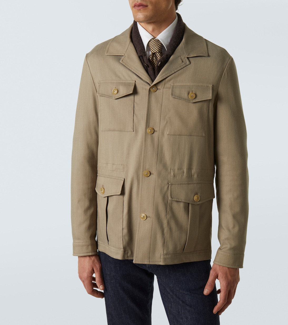 Belted jacket | Canali