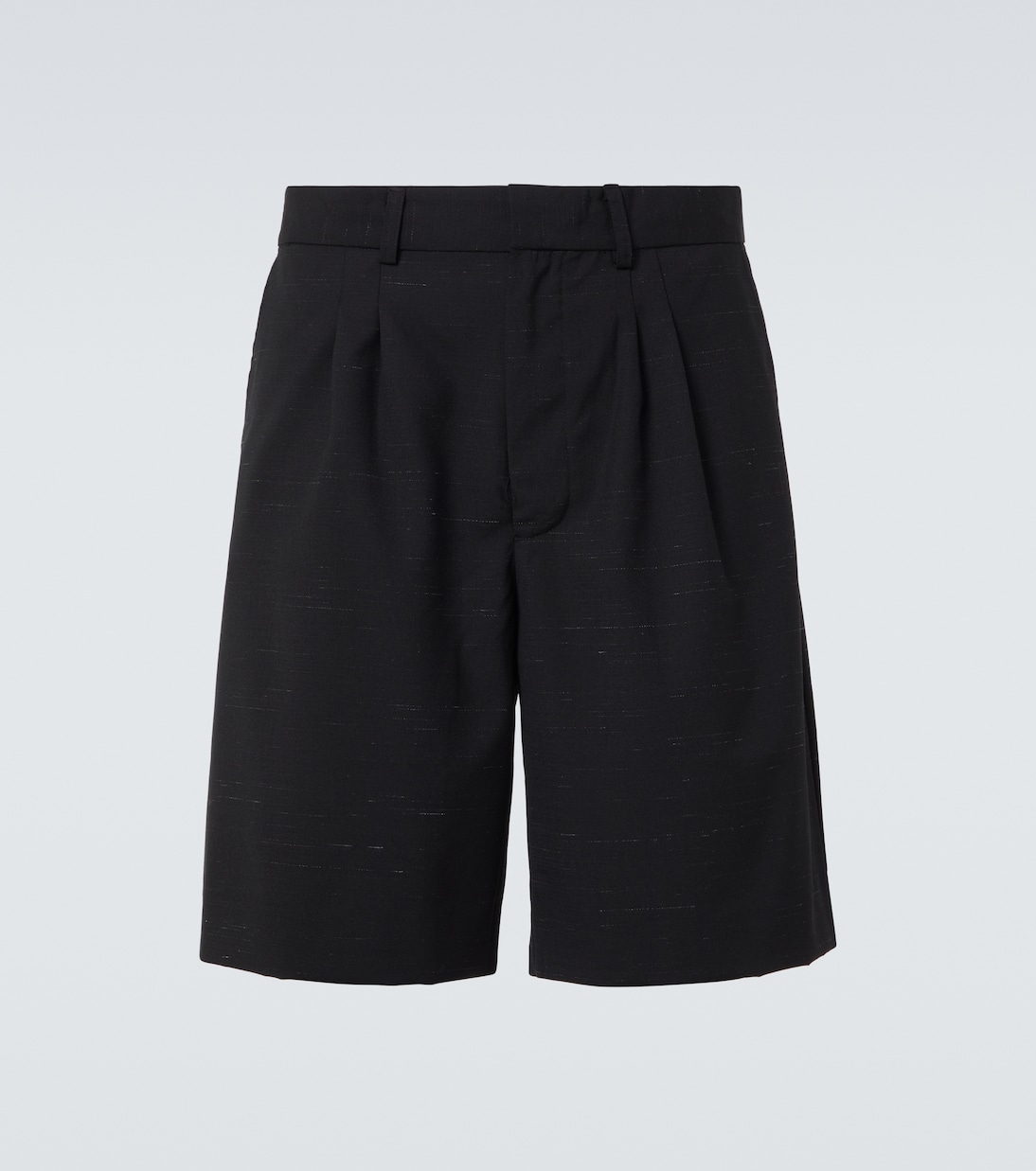 Shorts in cotone e lana mélange | Commas