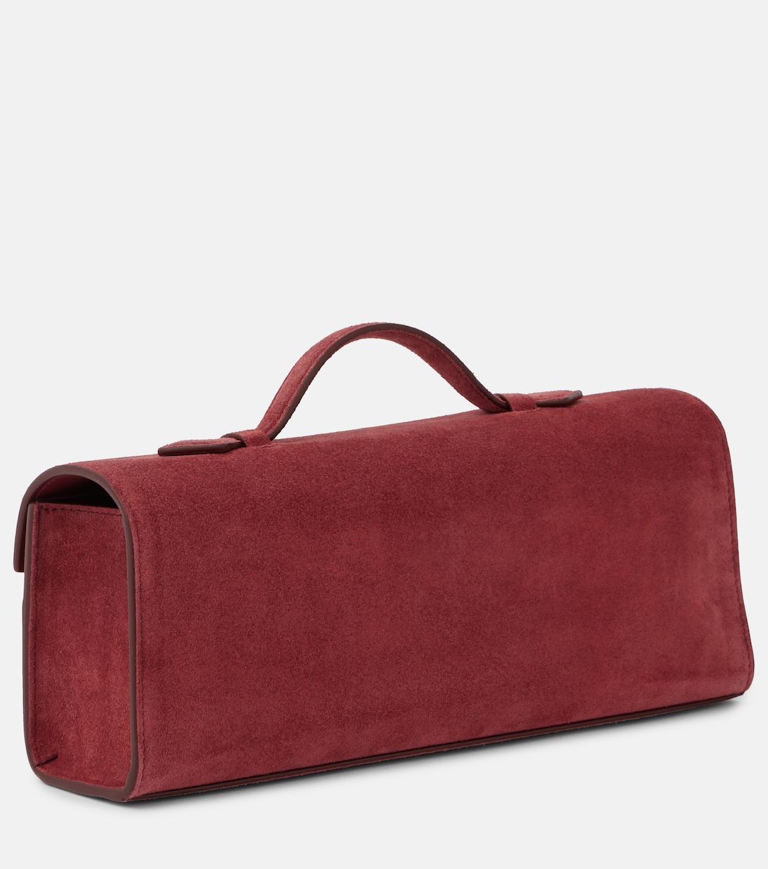 Clutch Slim Symmetry Small in suede | Savette
