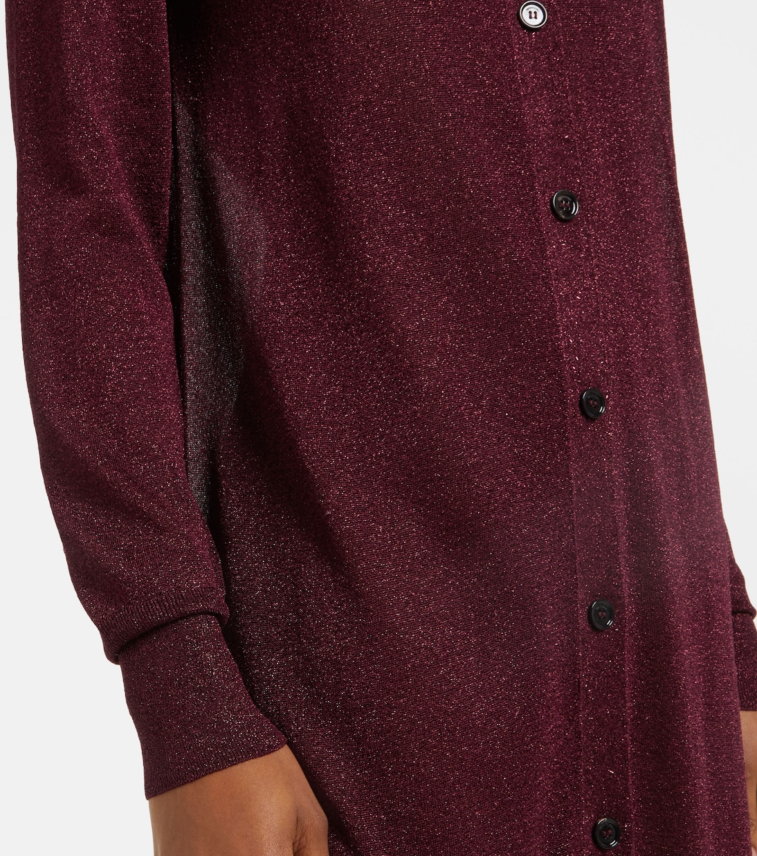 Abito lungo in maglia con lamé | Ferragamo