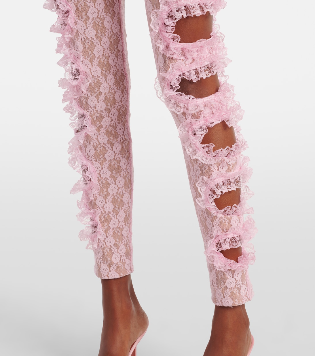 x Christopher Kane - Jumpsuit in pizzo con cut-out | Self-Portrait