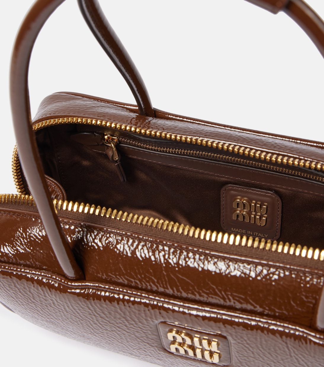 Schultertasche Beau aus Lackleder | Miu Miu