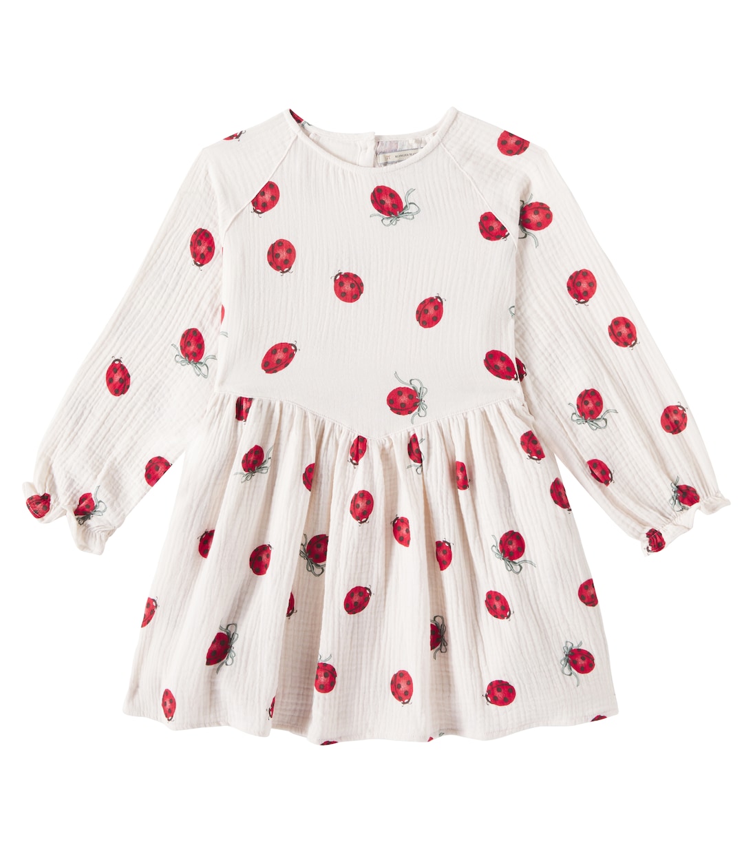 Abito Coco Ladybug in cotone con stampa | Konges Sløjd