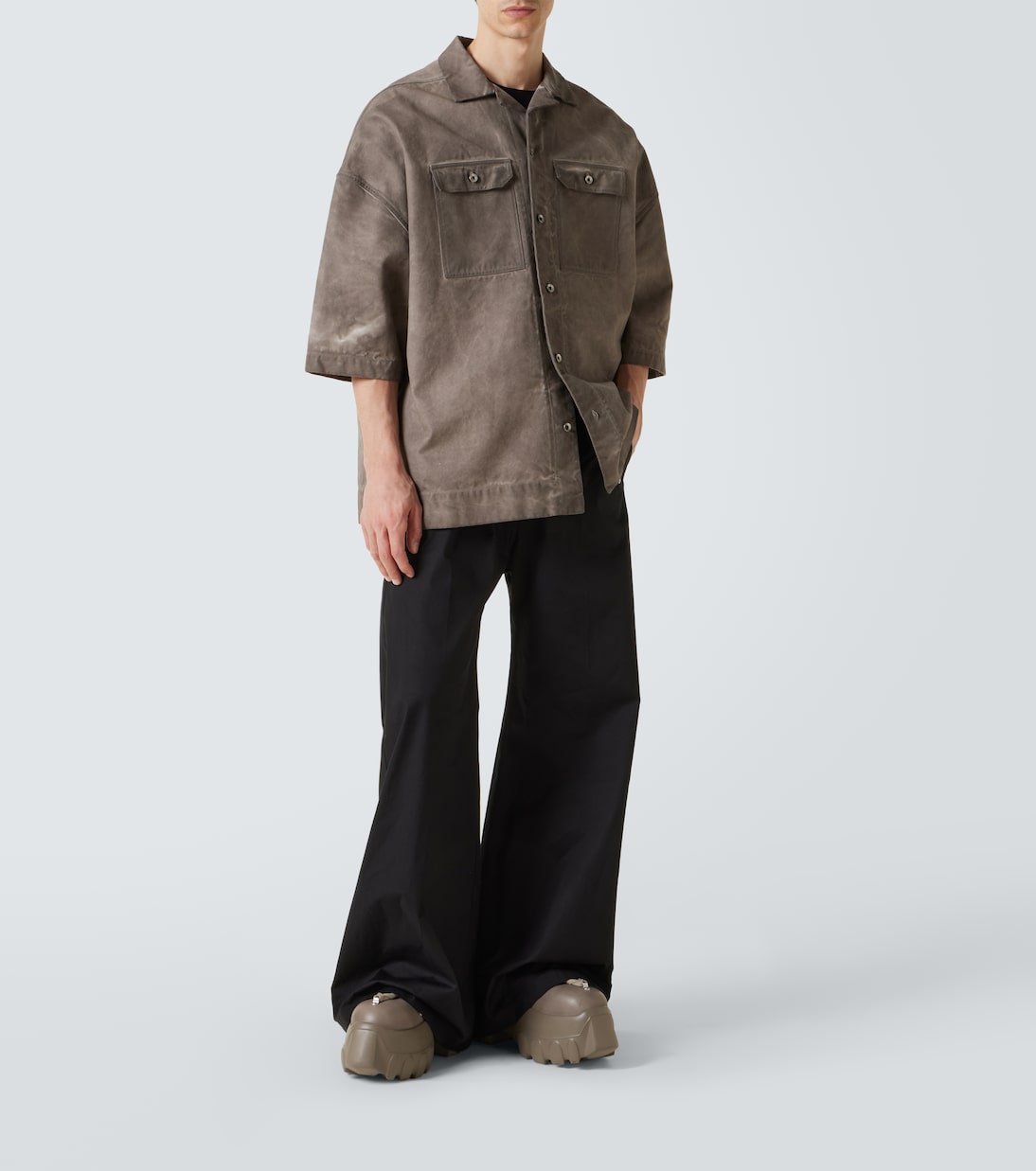 DRKSHDW - Camicia Magnum Tommy in cotone | DRKSHDW by Rick Owens