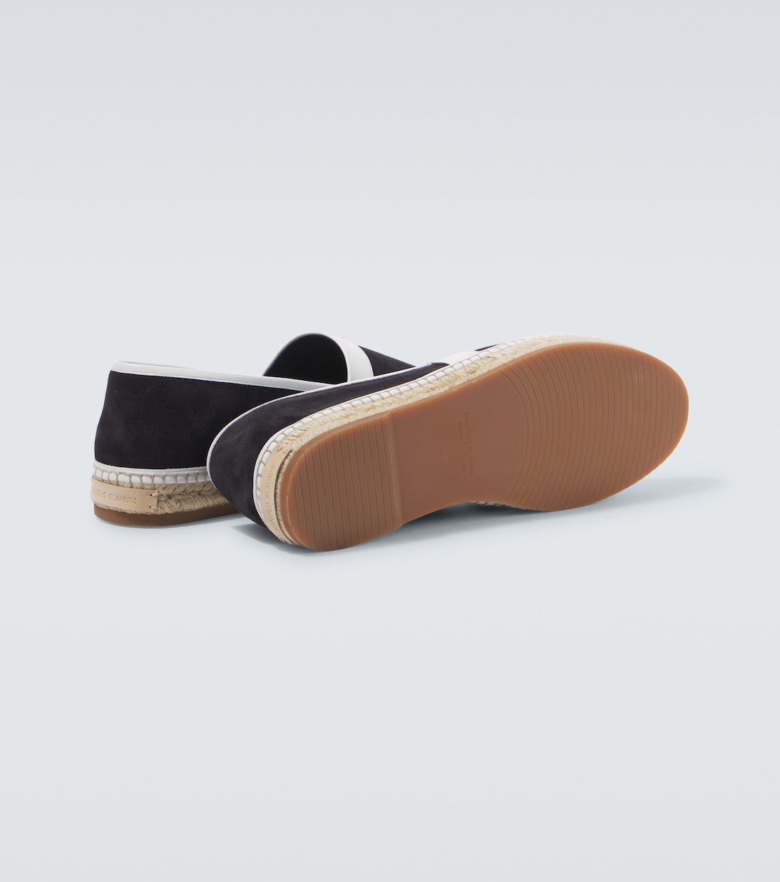 Espadrilles Nerano aus Veloursleder | Manolo Blahnik