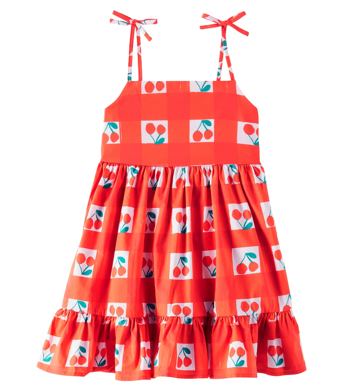Bedrucktes Kleid aus Baumwolle | Stella McCartney Kids