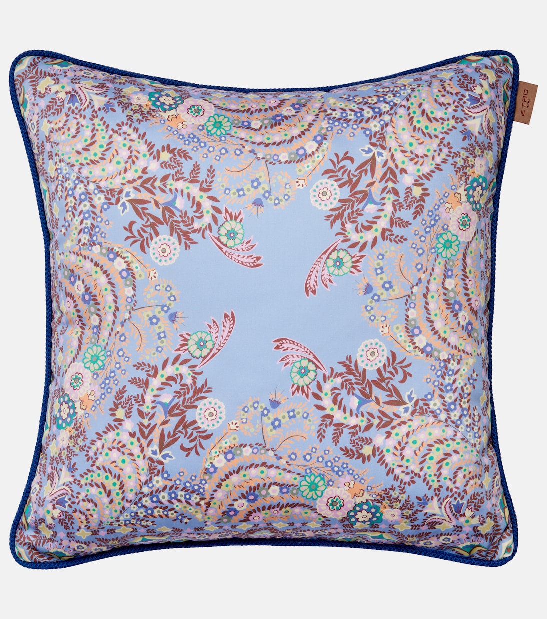 Cuscino in jacquard di cotone con stampa floreale | Etro