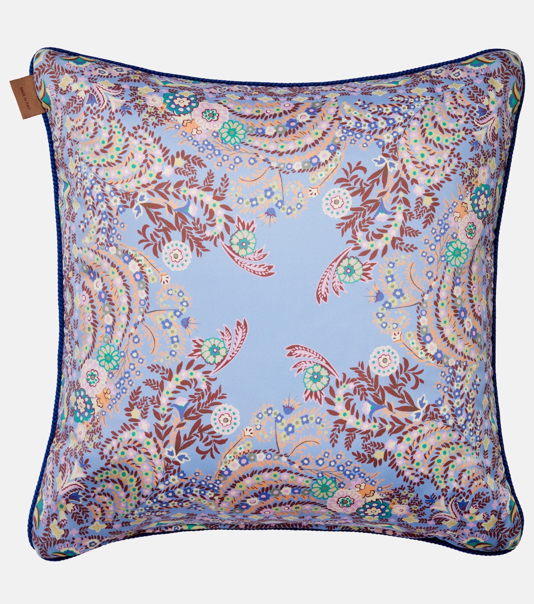 Cuscino in jacquard di cotone con stampa floreale | Etro