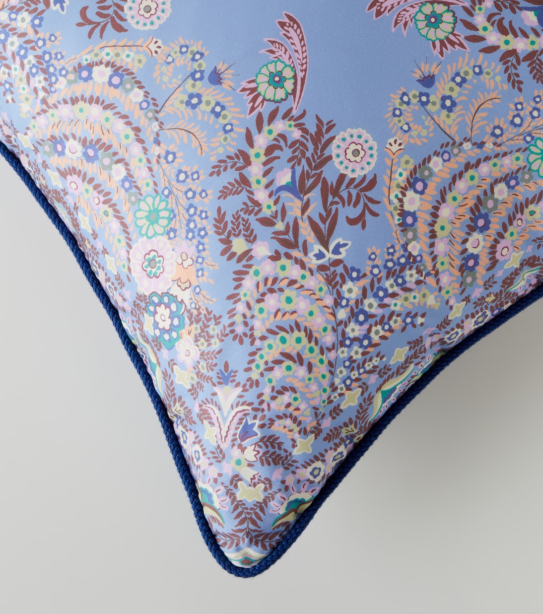 Cuscino in jacquard di cotone con stampa floreale | Etro
