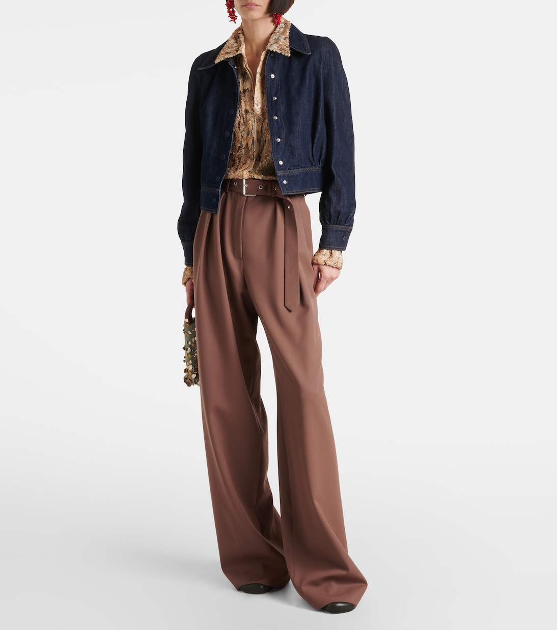 Cropped-Jeansjacke | Dries Van Noten