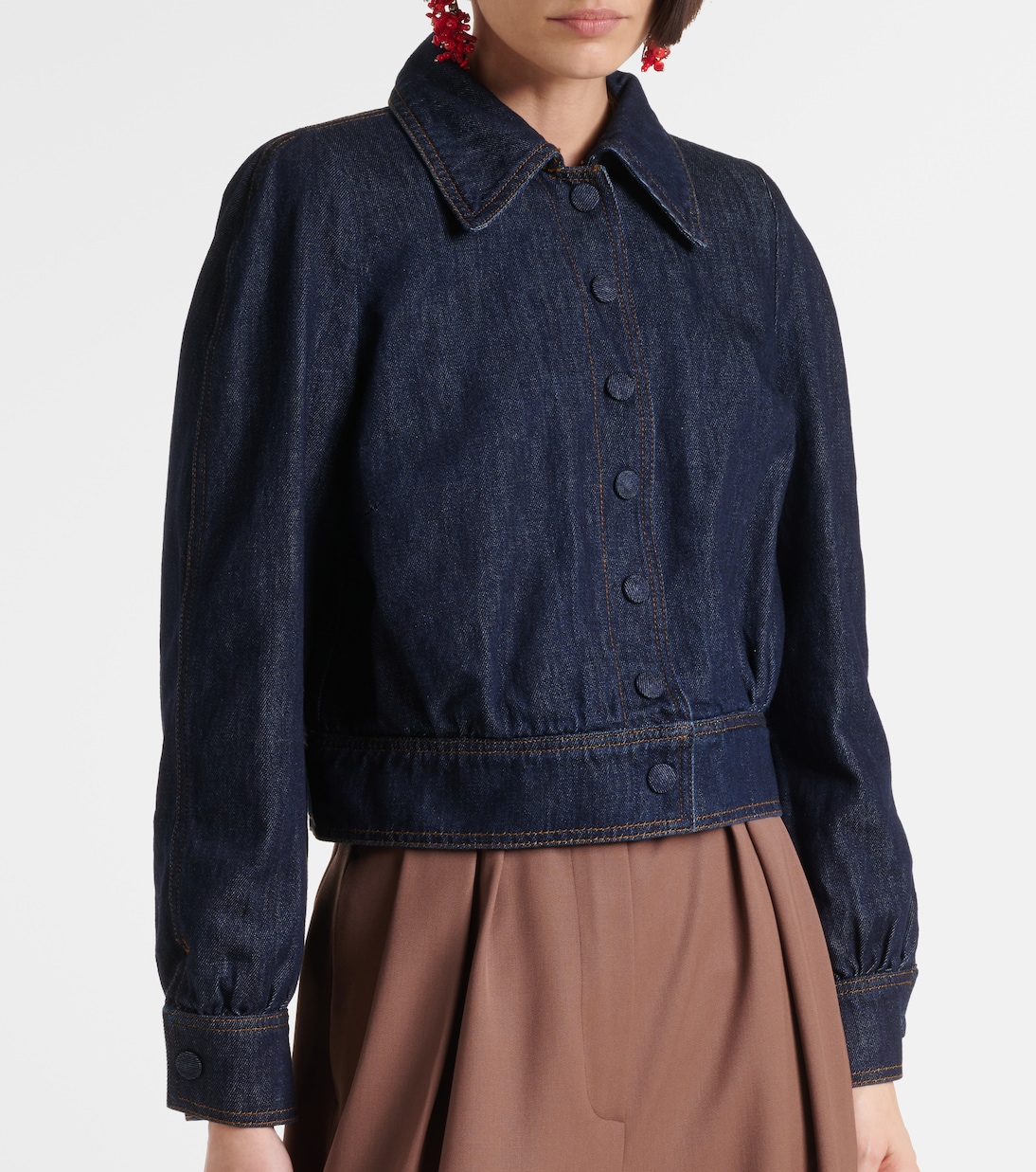 Cropped-Jeansjacke | Dries Van Noten