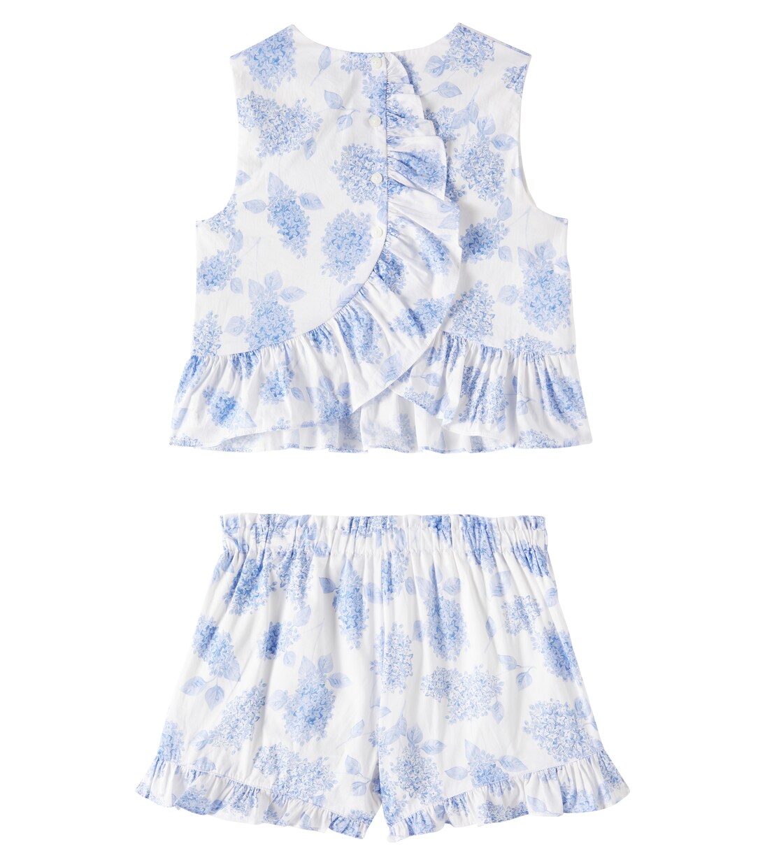 Camicia e shorts in cotone con stampa | Tartine et Chocolat