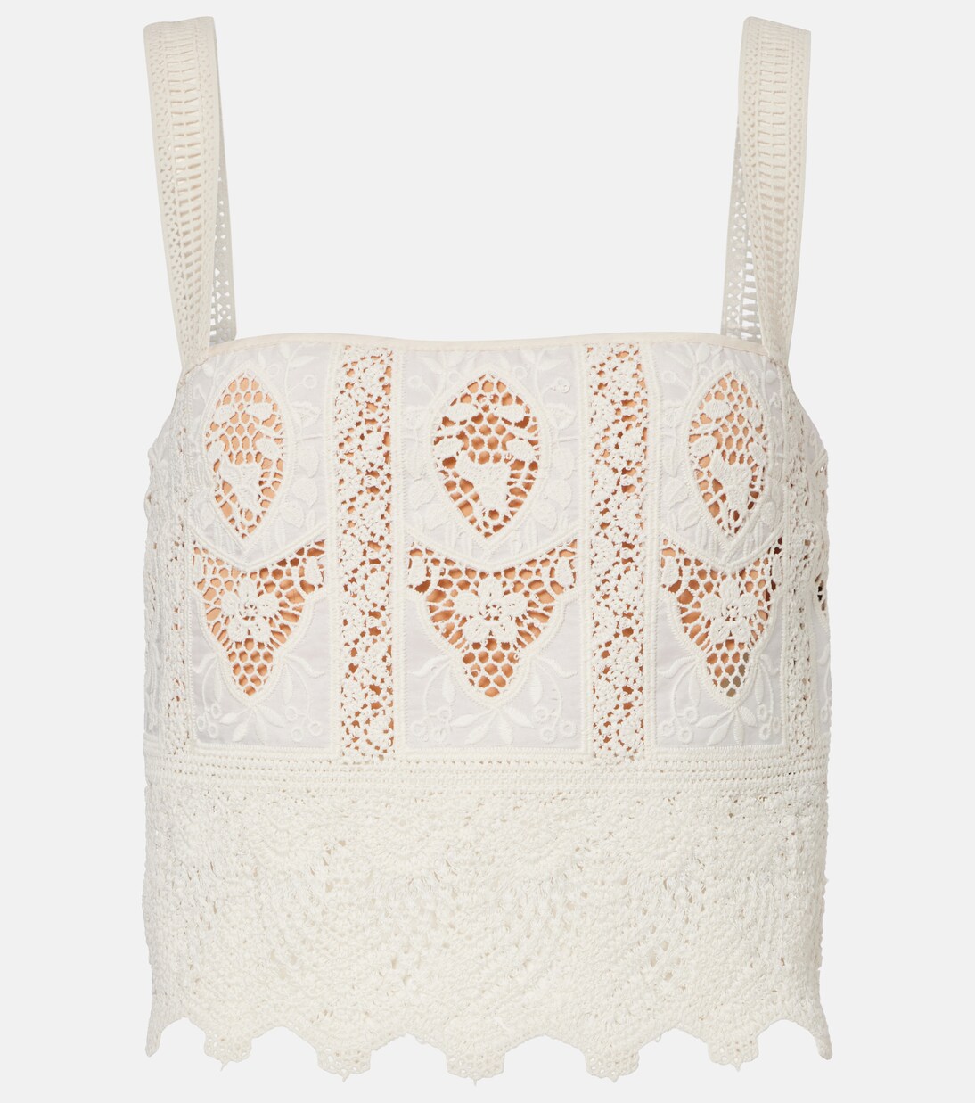 Embroidered voile top | Johanna Ortiz