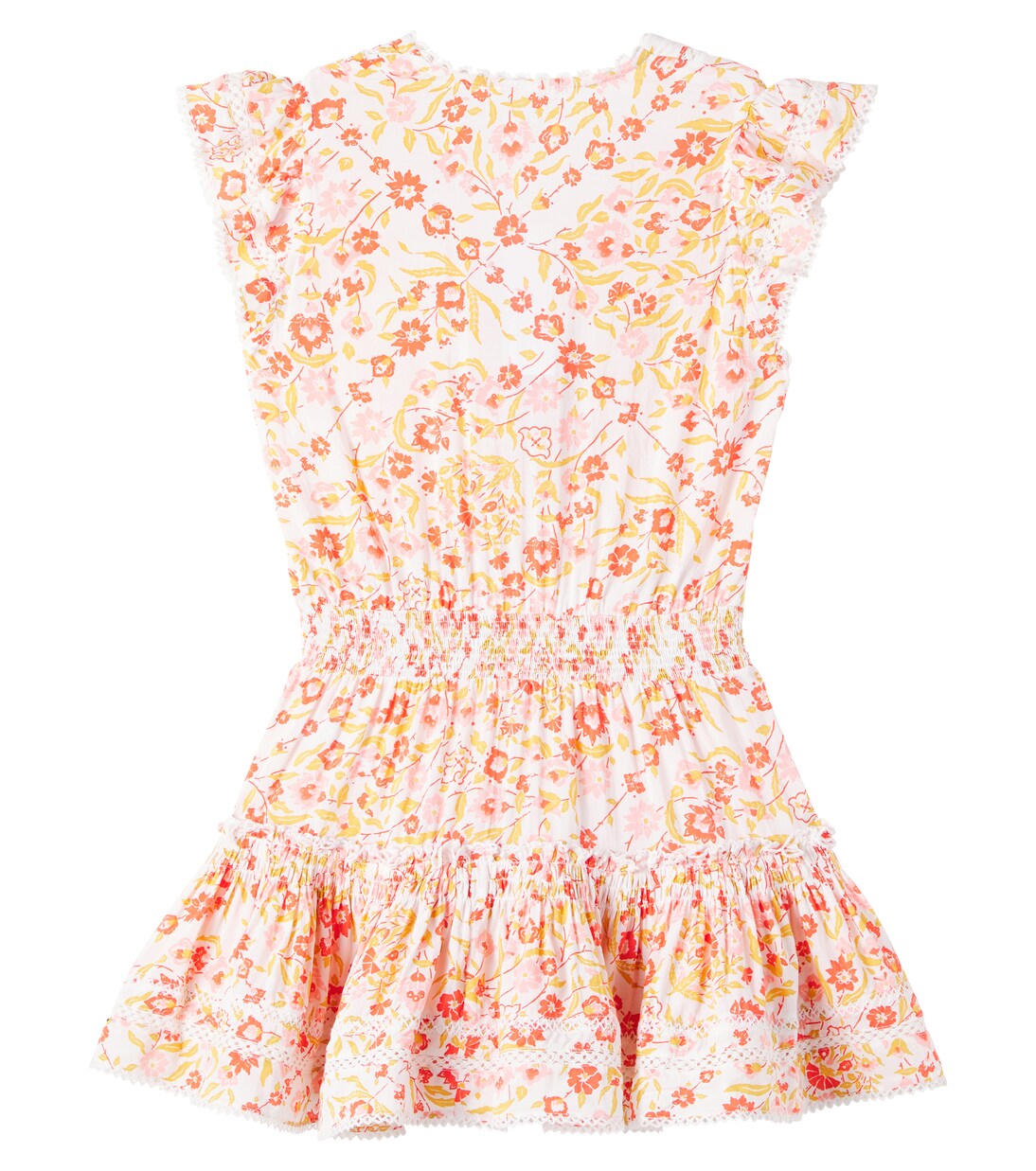 Anais gathered floral dress | Poupette St Barth Kids