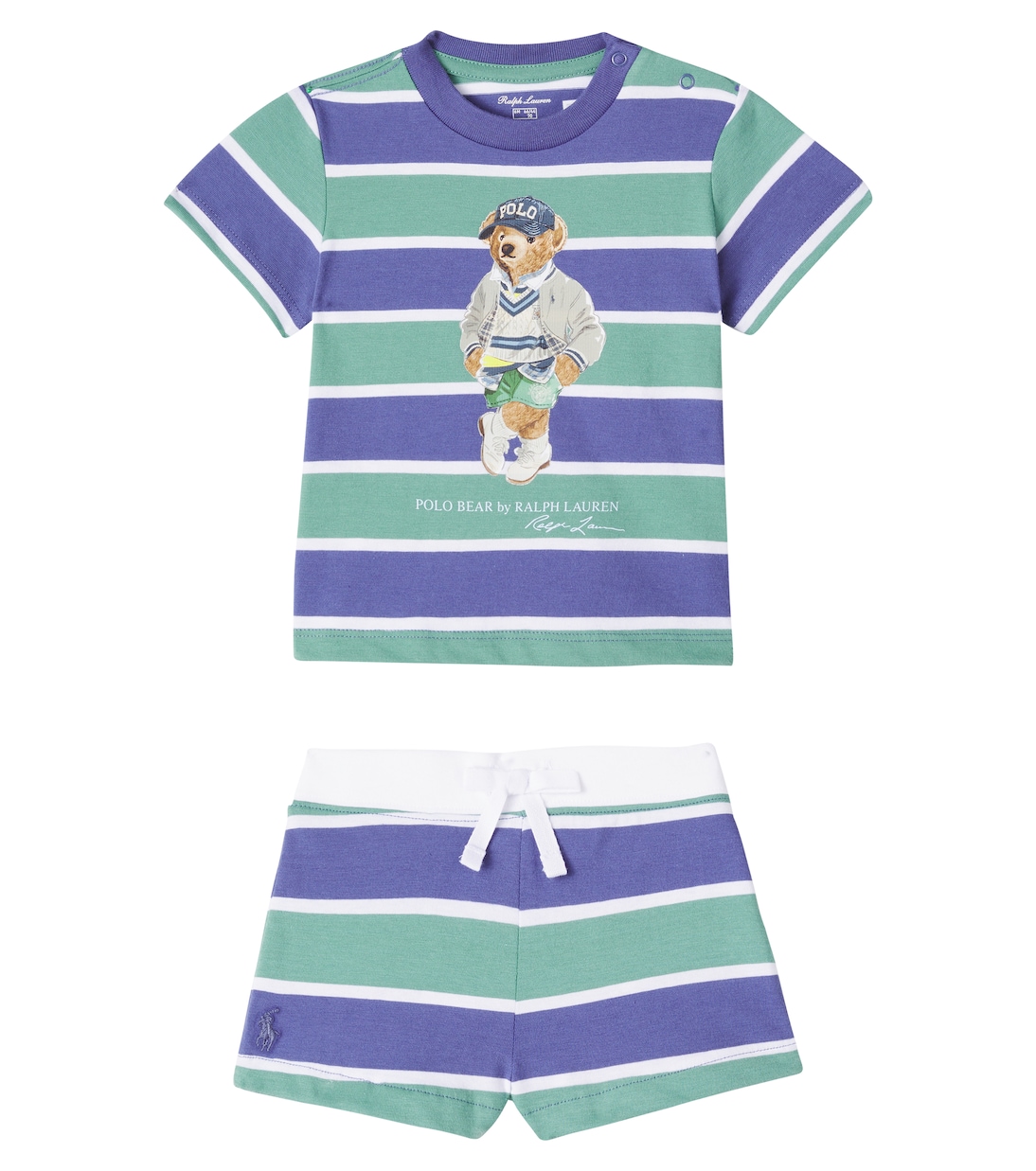 Baby Polo Bear T-shirt and shorts set | Polo Ralph Lauren Kids