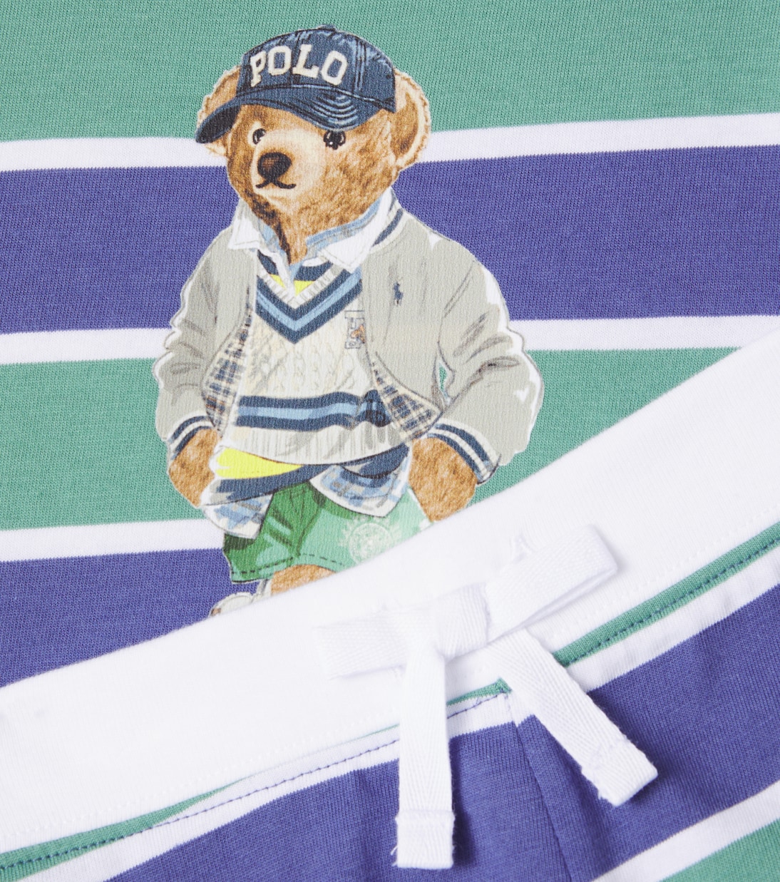 Baby Polo Bear T-shirt and shorts set | Polo Ralph Lauren Kids