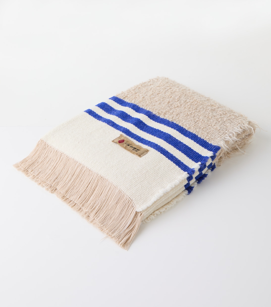 Distinto mohair, cotton, wool, and linen-blend throw | The House of Lyria