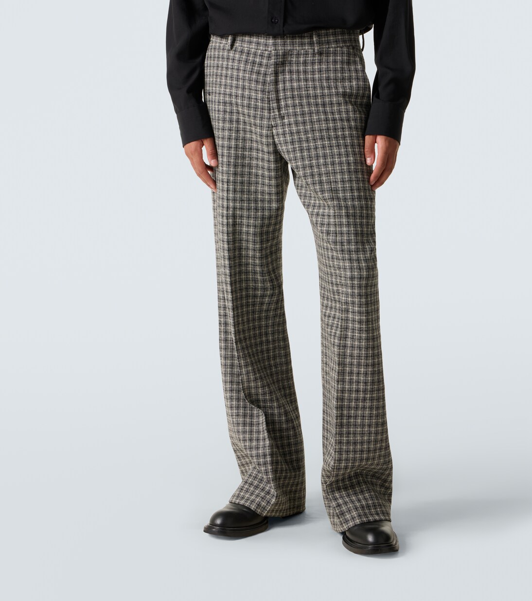 Checked wool straight pants | Acne Studios
