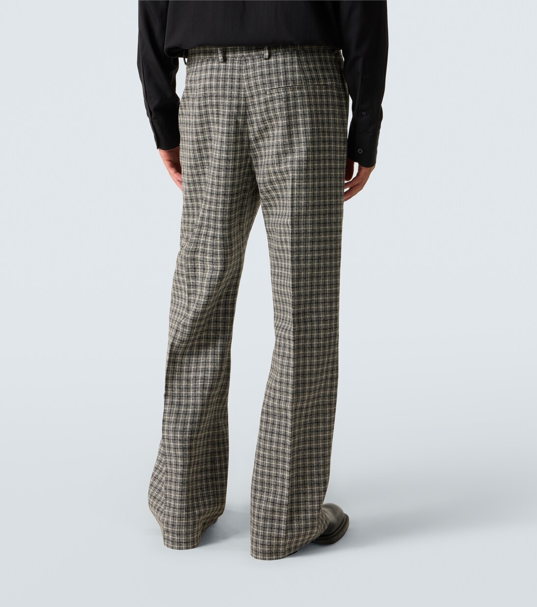 Checked wool straight pants | Acne Studios