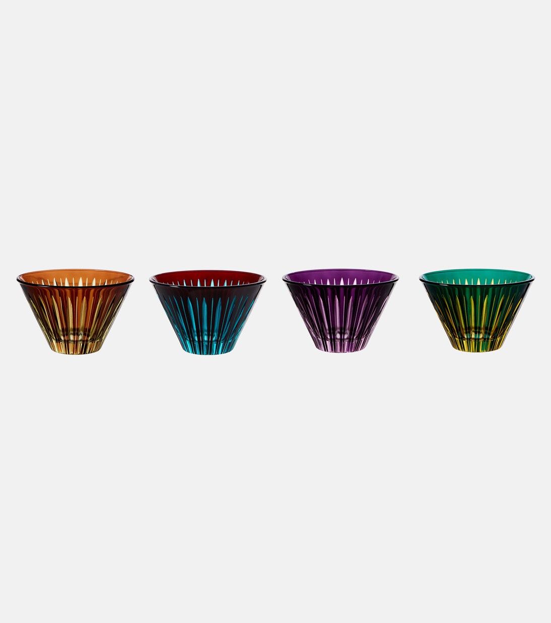 Prism set of 4 glass bowls | L'Objet