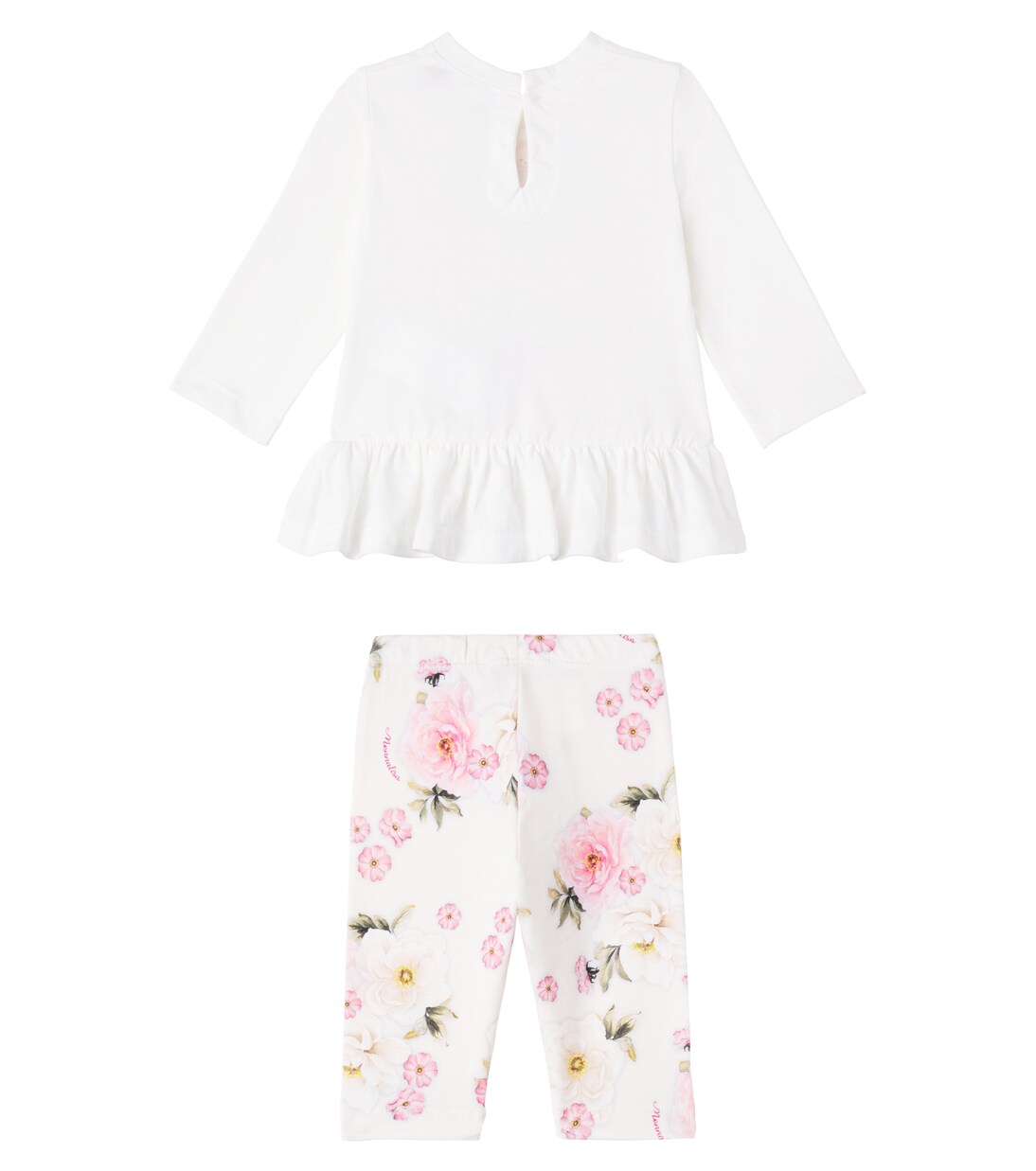 Baby Set aus Longsleeve und Leggings | Monnalisa