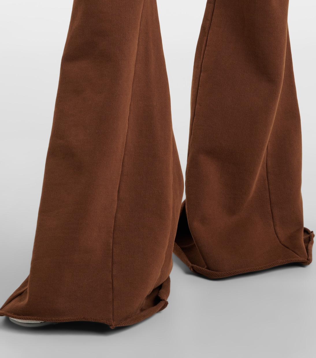 Pantalones deportivos flared de jersey de algodón | Entire Studios