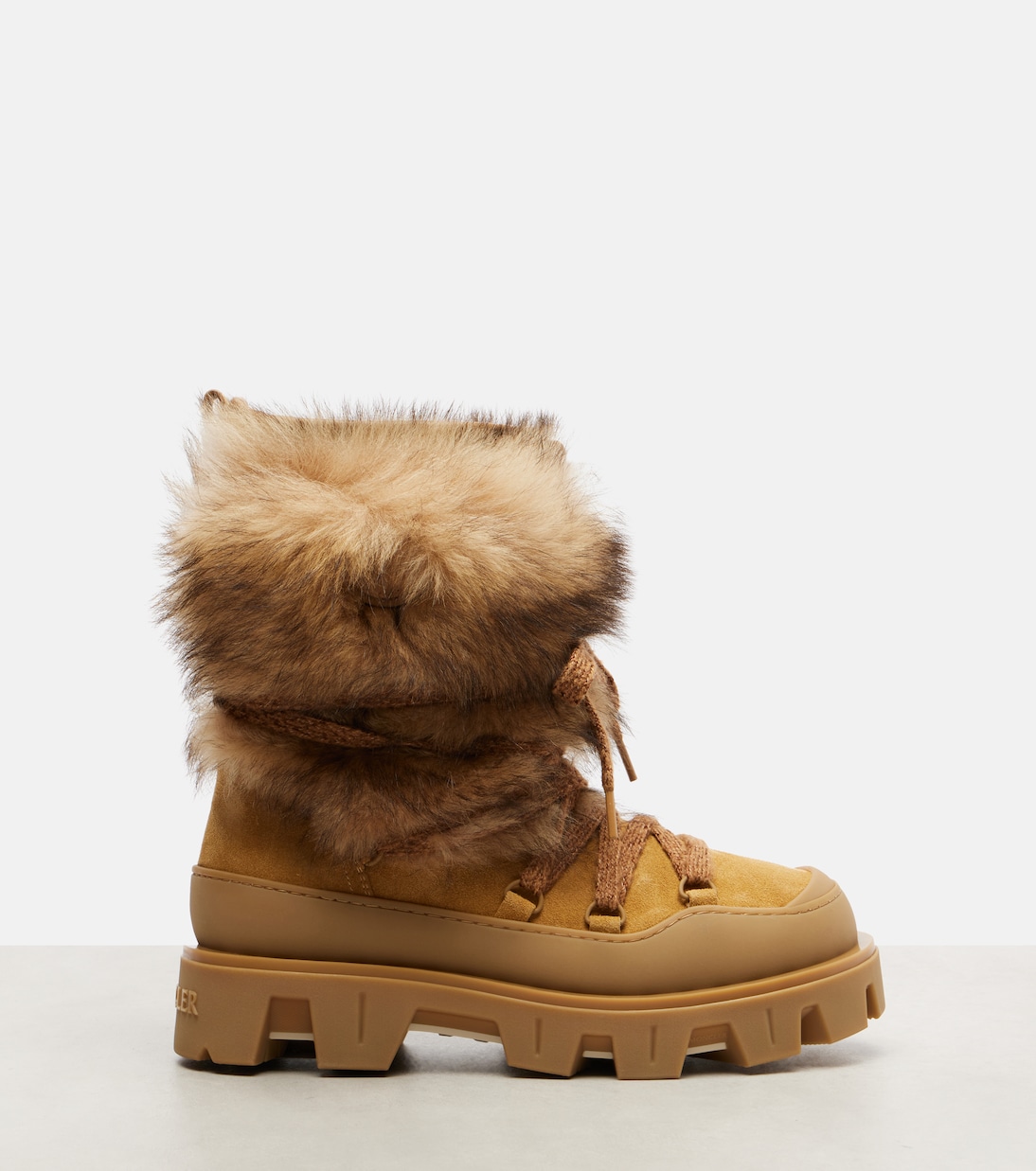 Peak Après leather lace-up boots | Moncler