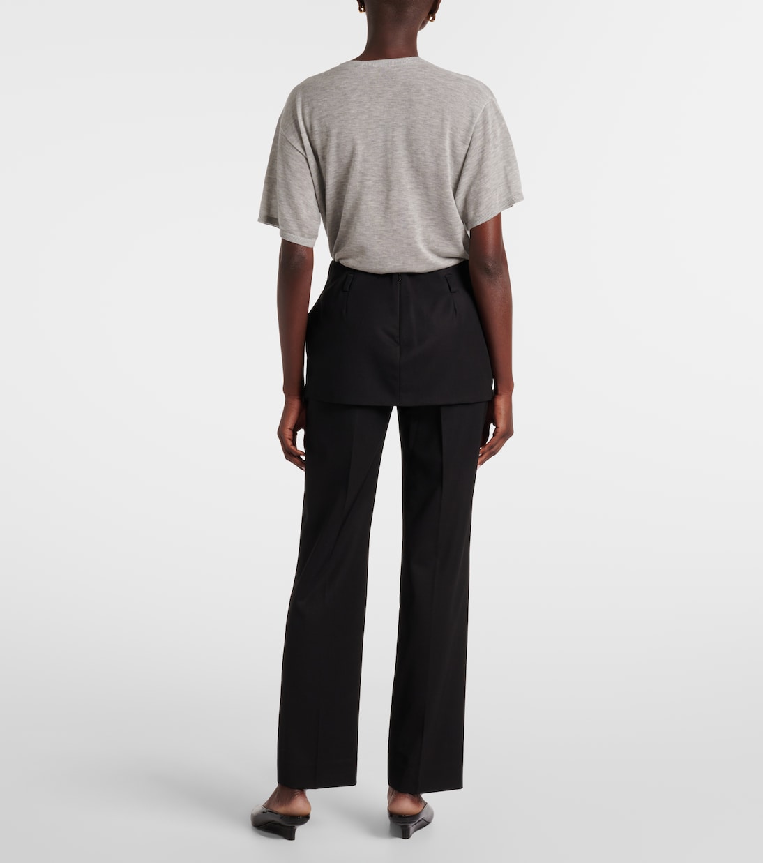 Pantaloni con gonna in lana | Toteme