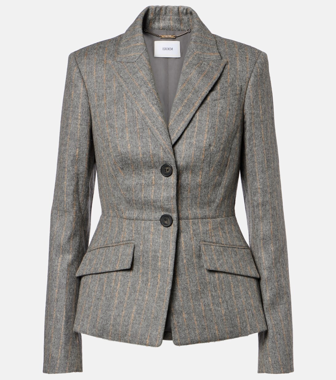 Pinstripe wool and mohair blazer | Erdem
