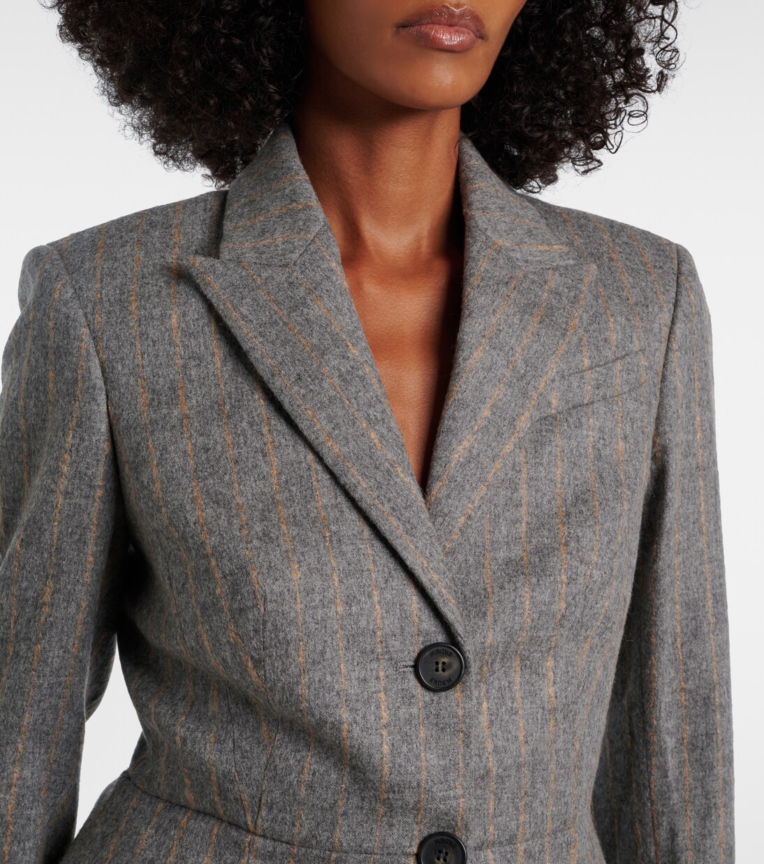 Pinstripe wool and mohair blazer | Erdem