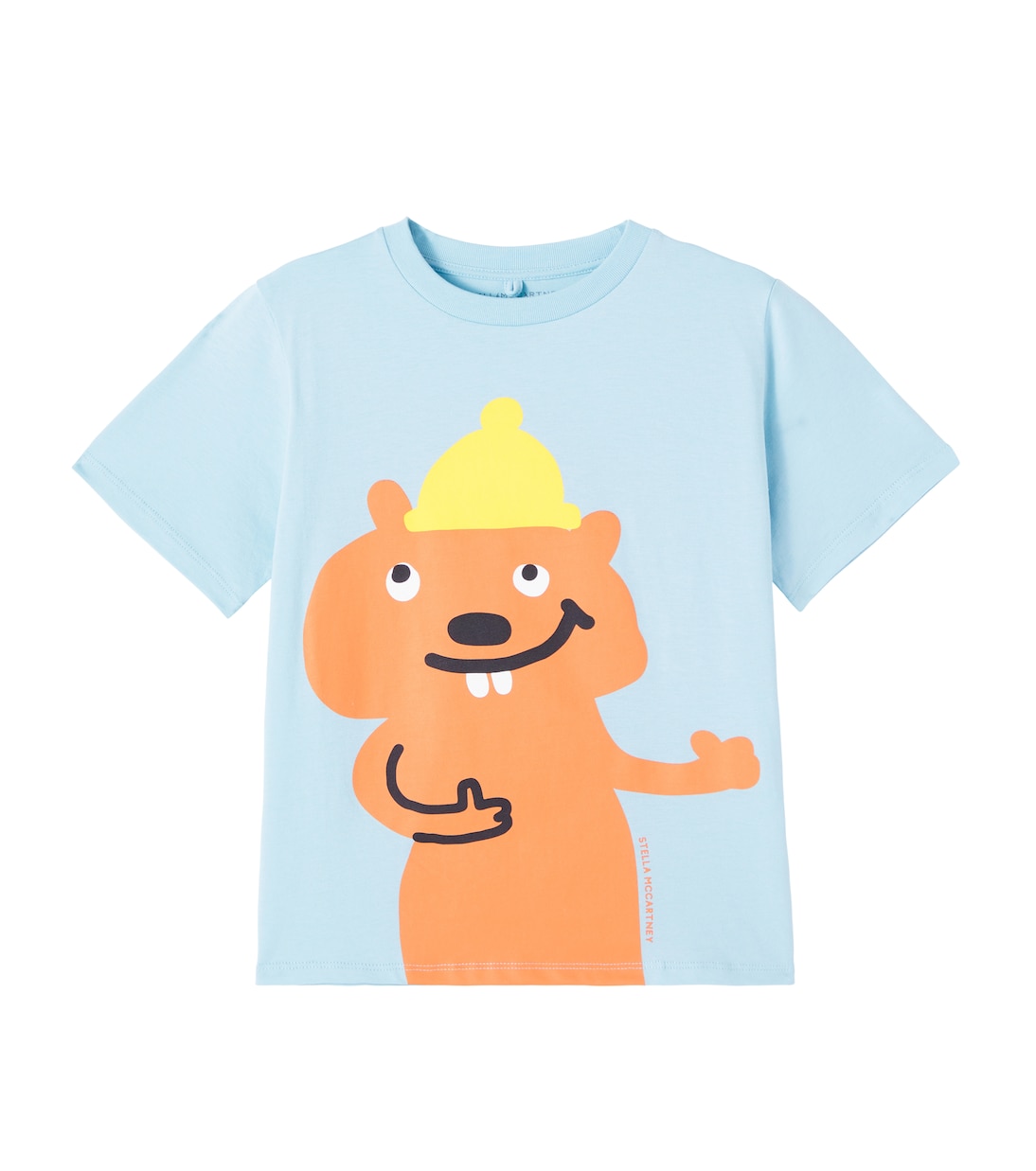 T-shirt in jersey di cotone con stampa | Stella McCartney Kids