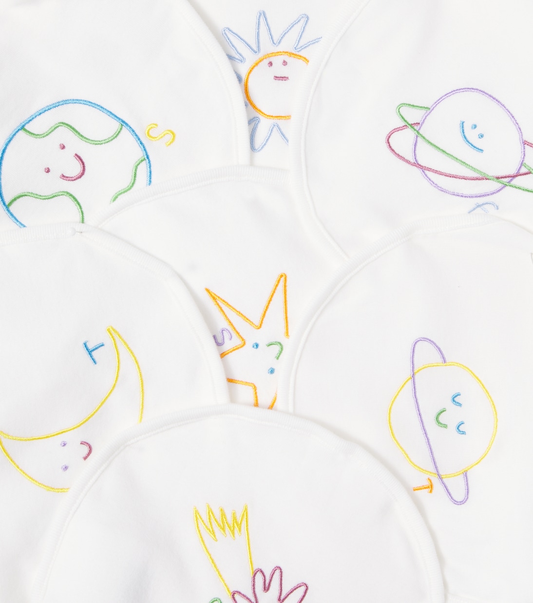Baby Set aus acht Lätzchen aus Baumwolle | Stella McCartney Kids