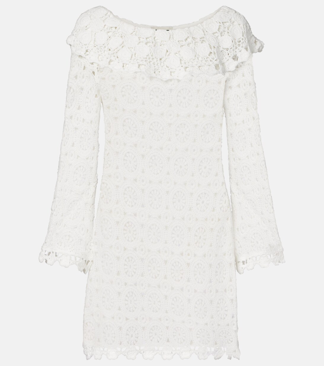 Envalira cotton crochet minidress | Rixo