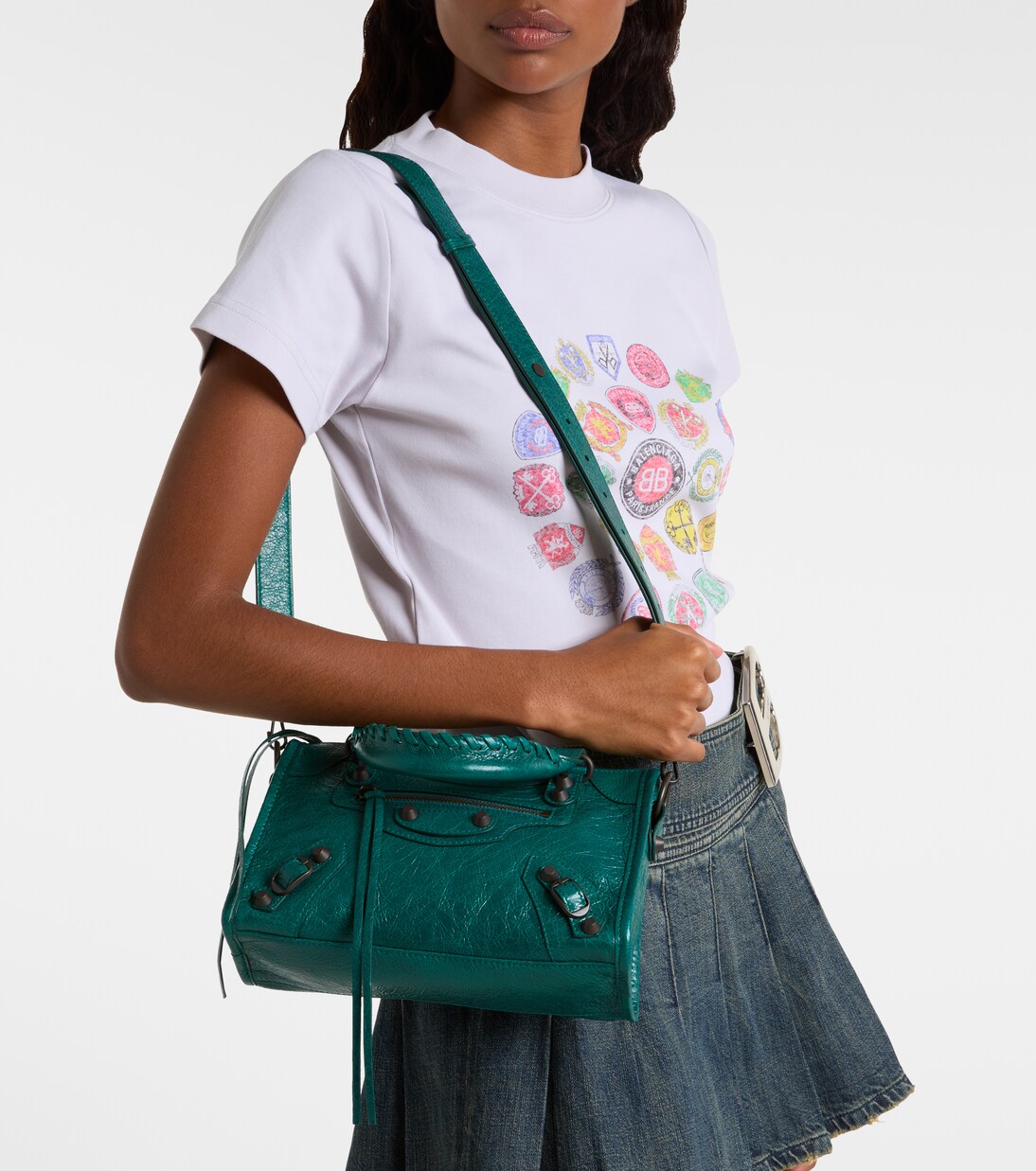 Le City Mini leather tote bag | Balenciaga