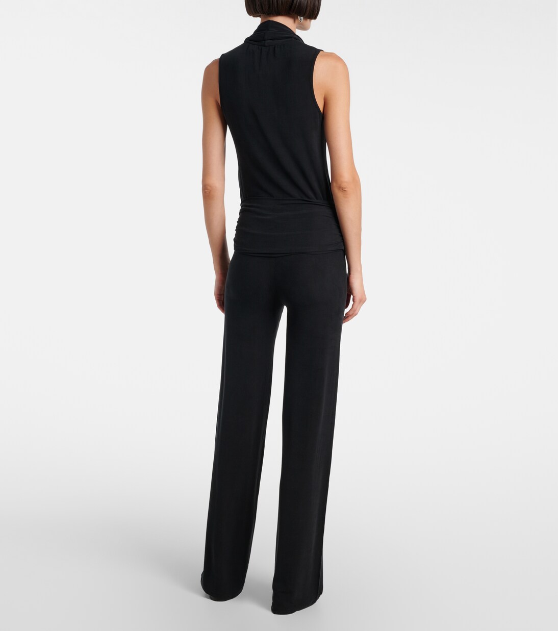 Pantalon droit à taille haute | Aya Muse
