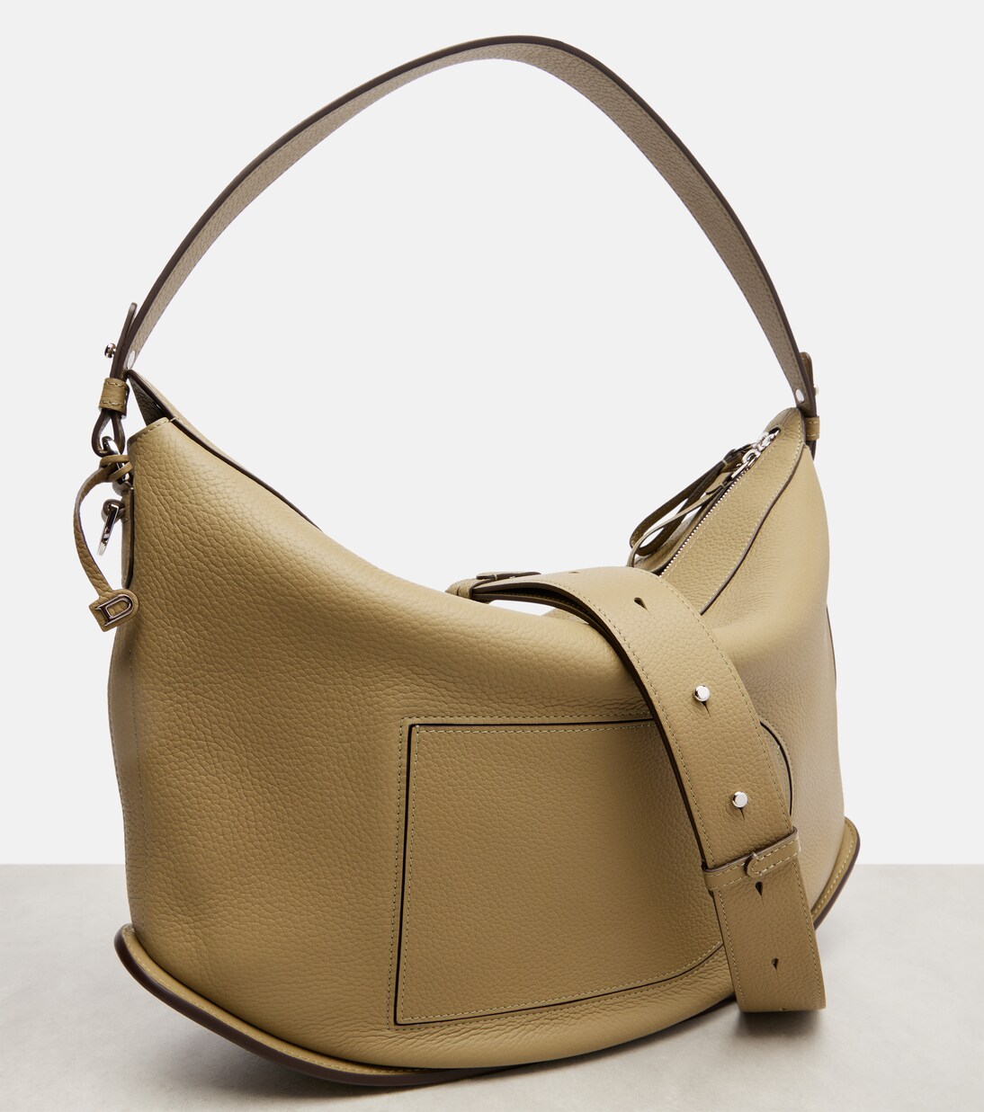 Pin Swing XL leather shoulder bag | Delvaux