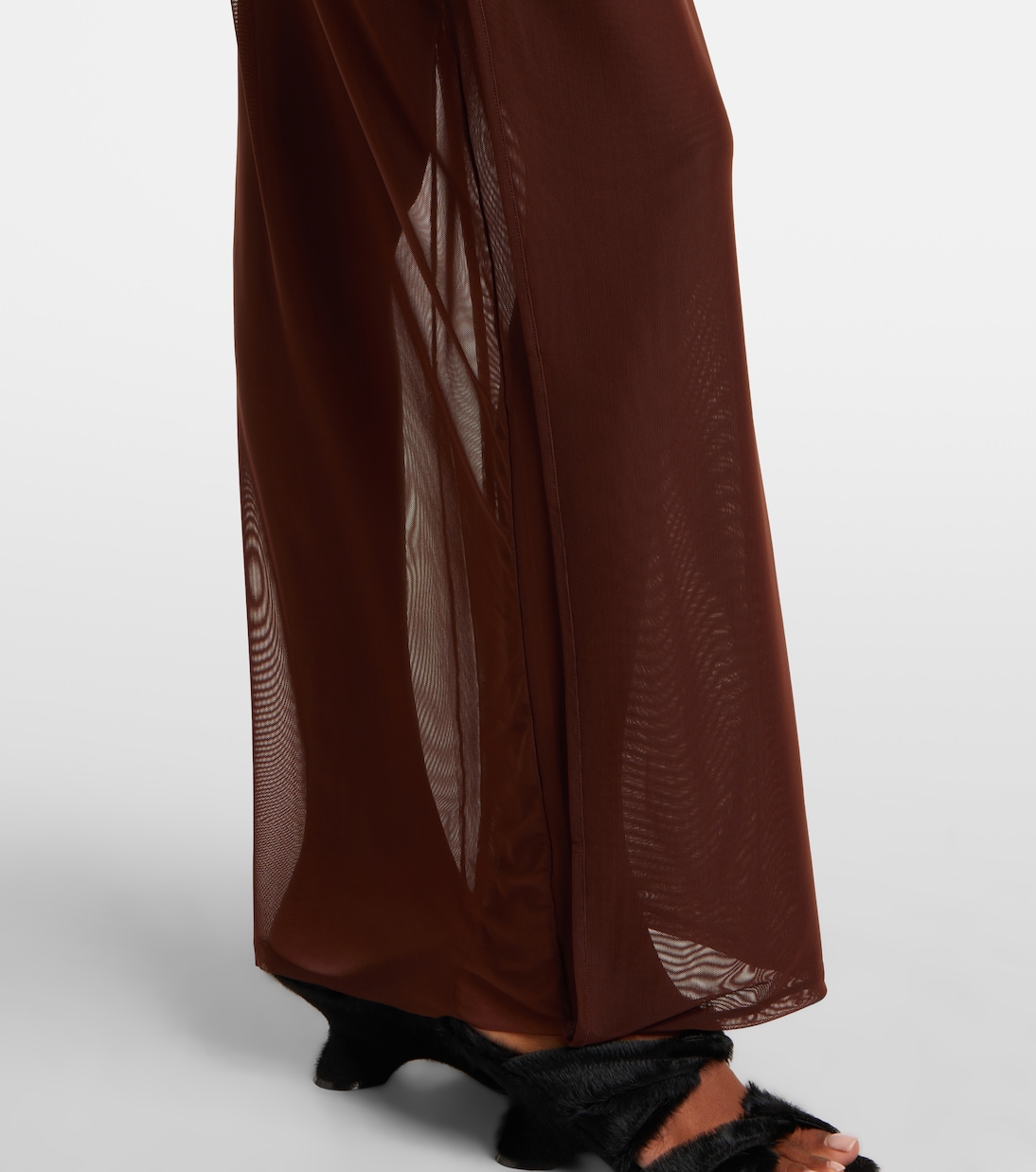 Maxikleid aus Tüll mit Pailletten | Jean Paul Gaultier